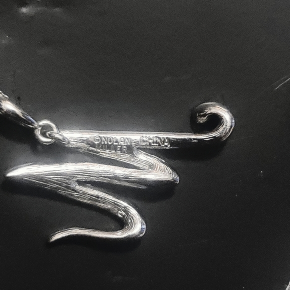Nolan Miller Script Initial Pendant w/ Adjustable Chain (16"L plus 2"L extender) - Picture 3 of 4
